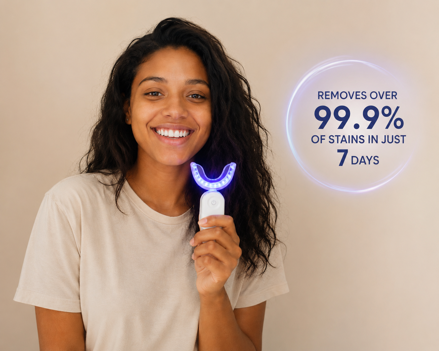 WhiteWaveSmile™ LED Teeth Whitening Light Kit
