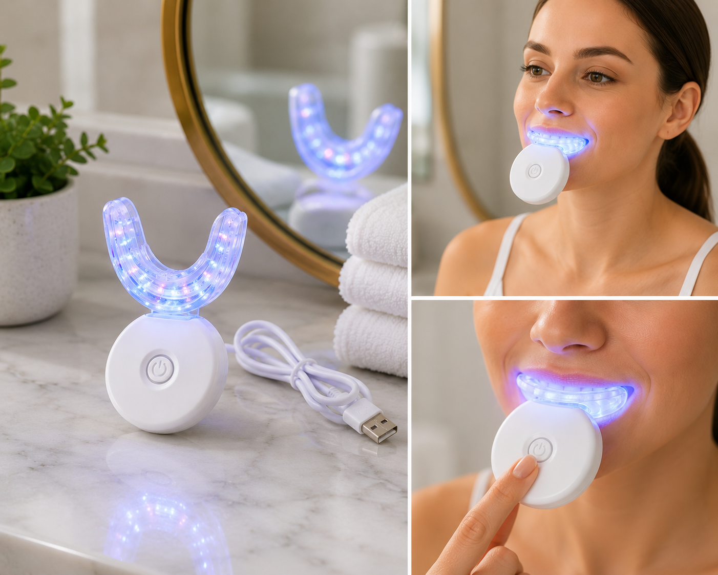 WhiteWaveSmile™ Advanced LED  Teeth Whitening Kit