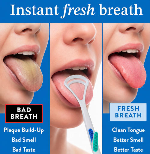 Tongue Cleaning Scrapers