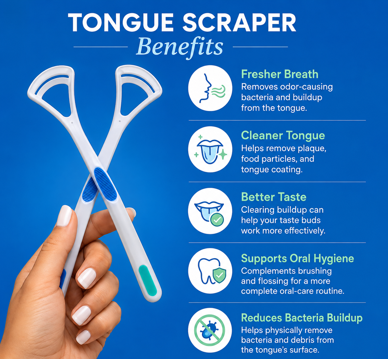 Tongue Cleaning Scrapers